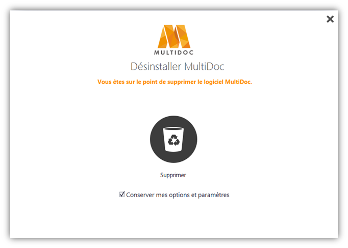 Désinstaller